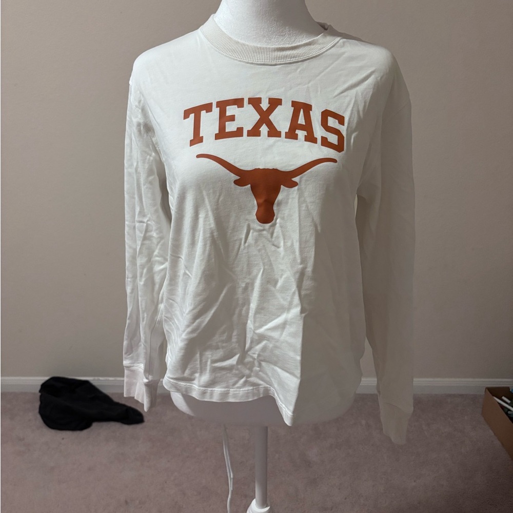White Texas Longhorns Sweatshirt